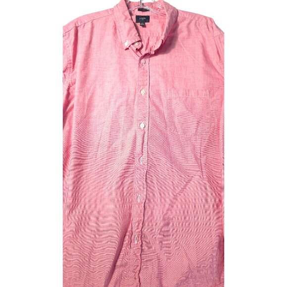 J. Crew XL Slim Pink Cotton-Blend Shirt Long Sleeve - Picture 3 of 6